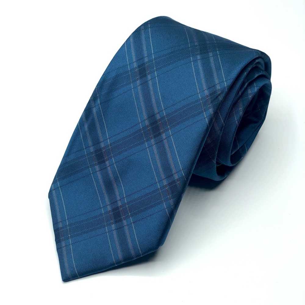 CALVIN KLEIN Slim Plaid Tie